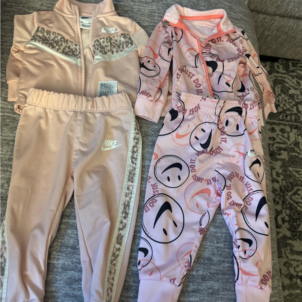 Nike Kids Pink Tracksuit Duo